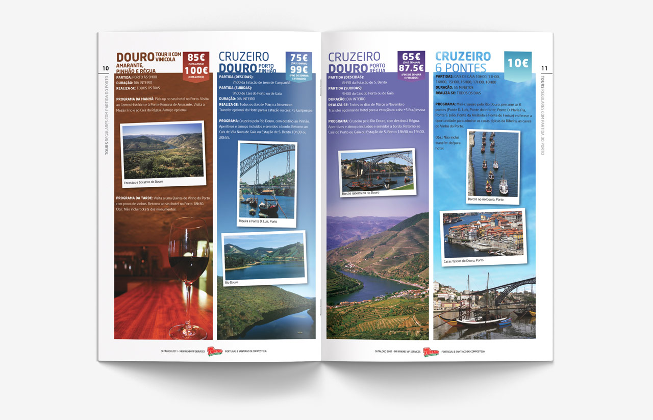 Páginas de Brochura Turística